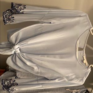 Long sleeve crop top